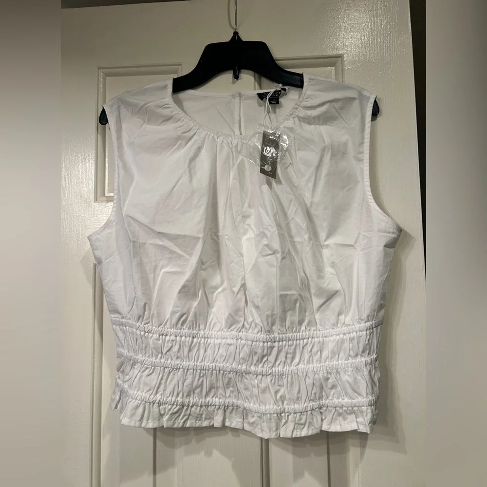 J.Crew Hyacinth top in cotton poplin - Picture 2 of 10